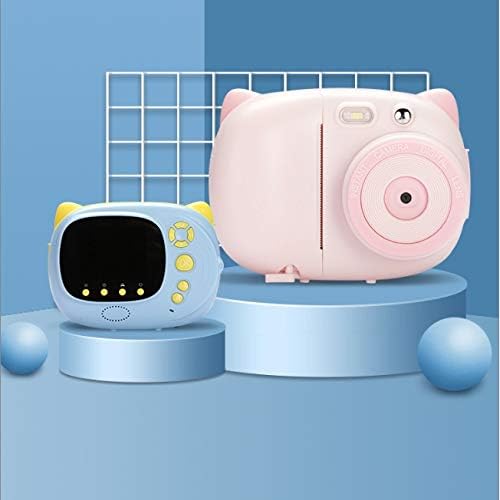 YLHXYPP çocuk Kamera Polaroid oyuncak Fotoğraf Çekmek ve Baskı Mini SLR Dijital doğum günü Hediyesi Kız (Renk: B)
