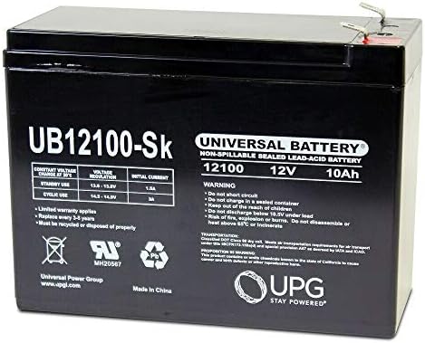 Değiştirme, MK WP10 - 12 ve 12V Güneş Paneli Şarj Cihazı UB12100 - S 12V 10AH ile uyumlu