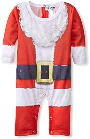 Sahte Gerçek Bebek Noel Baba Takım Elbise Romper
