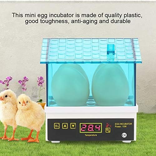 banapo Kuluçka / Temizle Yumurta Kuluçka, 4 Yumurta Mini Ev Kuluçka Çıkım, yarı‑Otomatik Kuluçka Ev Makinesi için Tavuk, Ördekler,Güvercin,