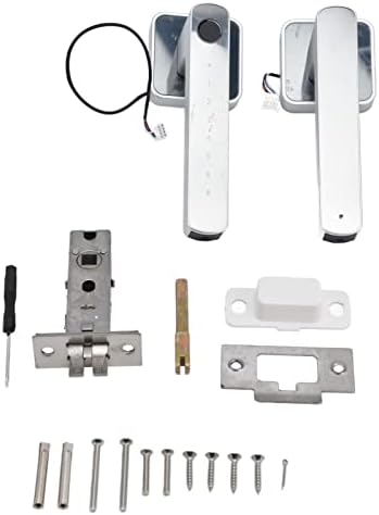 Parmak izi Kapı Kolu Kilidi, düşük Pil Alarmı 2 in 1 Parmak İzi şifreli kapı Kilidi Akıllı Kapı Kilidi Daire için USB Şarj