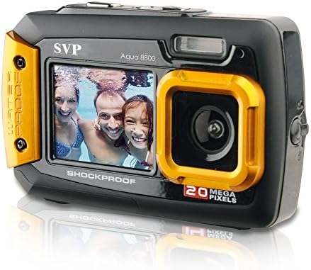 SVP 20 Megapiksel Dijital Su Geçirmez Kamera Serisi (Aqua8800-turuncu)