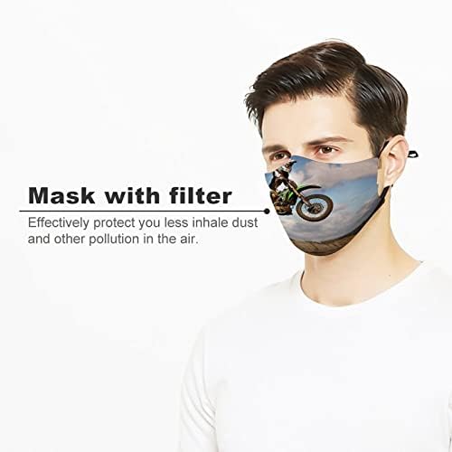Yüz maskeleri mekanik motosiklet serin yeniden kullanılabilir toz geçirmez yüz maskesi yetişkin erkekler kadınlar için 1 ADET