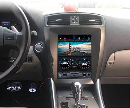 10.4 Quadcore Araba DVD Oynatıcı 1280x800 Dikey Ekran Tesla Tarzı 32 GB ROM Stereo GPS Navigasyon Lexus için 200 250 olduğunu