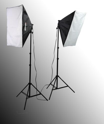 ePhoto Profesyonel Fotoğrafçılık Video Chromakey 10x12 Ft Yeşil Beyaz Siyah Muslin Backdrop Destek Kiti & Softbox Saç ışık Boom