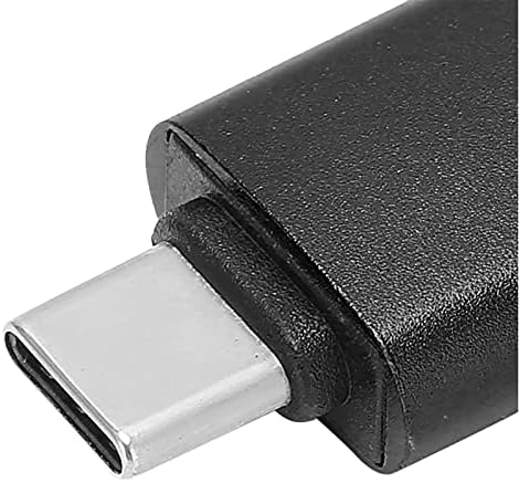 Tip-C USB Adaptörü, Metal Tip‑C Dönüştürücü Kompakt Tablet için Ev için Ofis için Cep Telefonu için(Siyah)