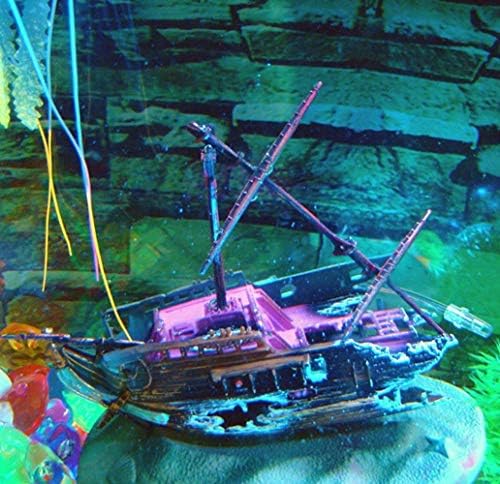 JONJUMP Akvaryum Dekorasyon Sallanan Batığı Balık Tankı Süs Dekor için Akvaryum Tankı