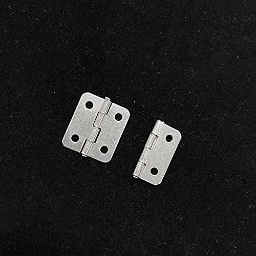 Aabellay 50 PCS Antik Mini Menteşeler Retro Menteşeler için Yedek Vidalar ile Ahşap Kutu Takı Göğüs Kutusu Kabine DIY Aksesuarları-18x16mm
