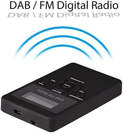 eboxer-1 Taşınabilir DAB/DAB+ Dijital FM Radyo ile LCD ekran, şarj edilebilir değiştirilebilir pil Kişisel Cep el telsizi ile