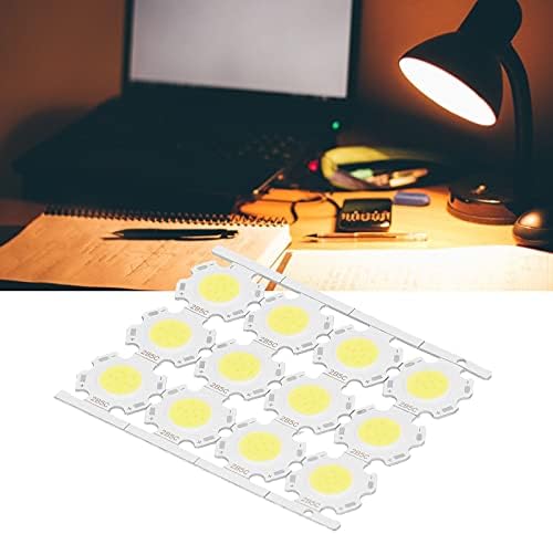 COB ışık çip, 12 Pcs 15-17 V 5 W 450LM LED cips COB ışık Verici Bileşeni LED ışık çip Paneli Entegre için DIY Spot Downlight