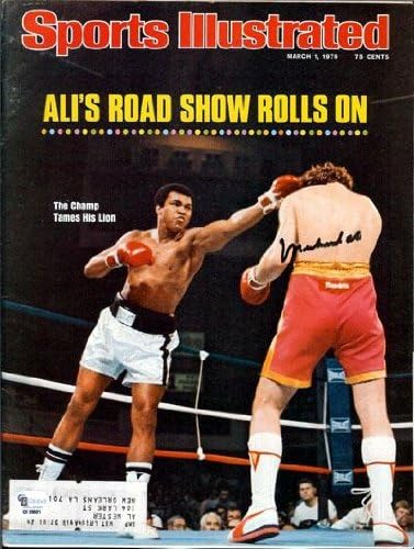 Muhammed Ali İmzalı Sports Illustrated Dergisi PSA / DNA E34613-İmzalı Boks Dergileri