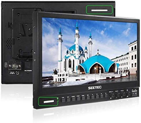 SEETEC P133-9HSD 13.3 IPS 1920x1080 Alüminyum Pro Yayın LCD monitör ile Peaking Odak Yardımı Kontrol Alanı 3G-SDI HDMI AV YPbPr
