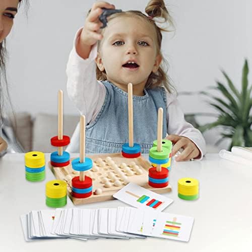 sharprepublic ahşap mandal duyusal oyuncak renk tanıma Interektif çocuklar için