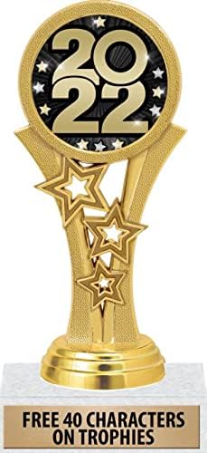 2022 Siyah ve Altın Yıldız 5.5 Starbeam Trophy Ödülü, Ücretsiz Özel Lazer Gravür Prime ile Kişiselleştirilmiş 2022 Ödülü