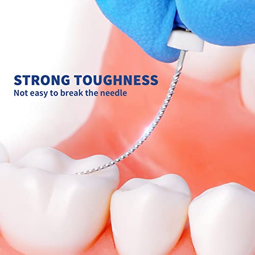 Diş K-Dosyaları, Paslanmaz Çelik İpuçları Kök Kanal Dosyaları Endodonti Enstrüman Kaldırmak için Kök Kanal Duvar ve Tarama Kök