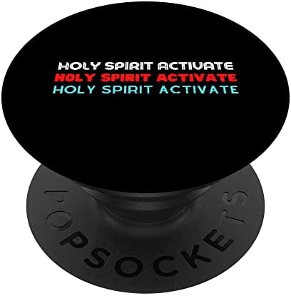 Kutsal Ruh Hıristiyanları Harekete Geçirir İnanç Umut İsa için Aşk PopSockets Değiştirilebilir PopGrip