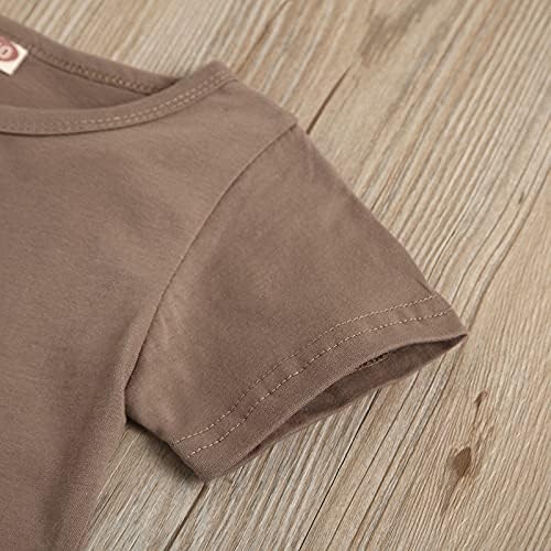 Toddler erkek Bebek Giysileri Mektup Tshirt Kısa Kollu Üst Kamuflaj Pantolon Kıyafet Seti