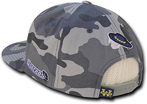 Kaliforniya Üniversitesi Santa Barbara UCSB Gauchos NCAA Düz Bill Gri Camo Kamuflaj Pamuk Snapback beyzbol Şapkası Şapka