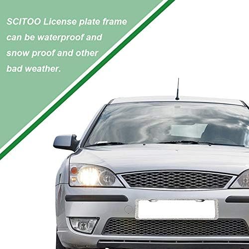 SCITOO plaka çerçevesi Araba Plaka Kapakları Bling Bling 2 ADET 2 Delik Cıvata Yıkama Kapakları fit ABD Standardı