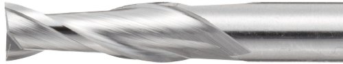 YG - 1 E2003 Kobalt Çelik Kare Burun Ucu Değirmeni, Çift Uçlu, Kaplanmamış (Parlak) Kaplama, 30 Derece Sarmal, 2 Flüt, 2.25 Toplam
