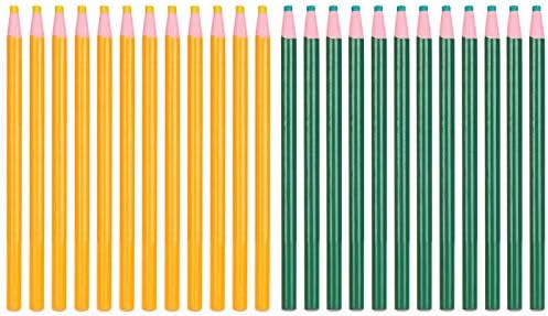 Terzi Tebeşir Kalemler, dikiş İşareti Tebeşir Kalem Ücretsiz Kesme Tebeşir Sarı + Yeşil Terziler Tebeşir için Kumaş için Terzi