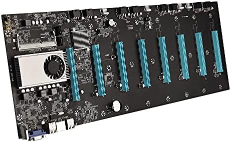 BTC-S37 Madencilik Makine Anakart 8 PCIE 16X Grafik Kartı SODIMM DDR3 SATA3. 0 Destek VGA + HDMI Uyumlu