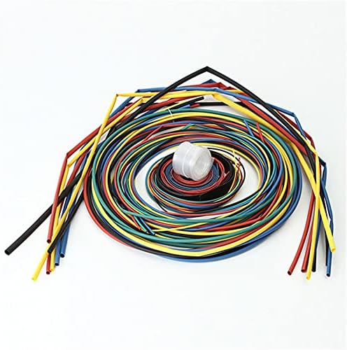 Çok amaçlı 6 Renk Poliolefin 2:1 ısı Shrink boru tüp kablo kollu Wrap tel seti elektrik bağlantısı Sleeving kablo aksesuarları