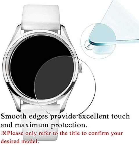 [3 Paket] Synvy Temperli Cam Ekran Koruyucu, FREDERİQUE SABİT FC-710MC4H6 ile Uyumlu 9 H Film Smartwatch akıllı saat Koruyucular