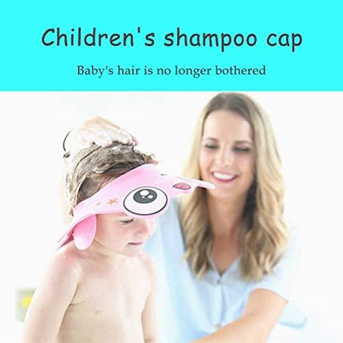 LYXİANG Duş Başlığı Bebek, Çocuk Ayarlanabilir Banyo Başlığı, Ayarlanabilir Bebek Şampuanı Kapakları, Bebekler için Yumuşak Silikon