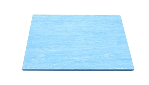 U Dönüşü Bağlantı Elemanları - Mavi Asbestsiz Levha 1/16 Kalınlığında-12 x 12 inç Conta Malzemesi (1 Sayfa)