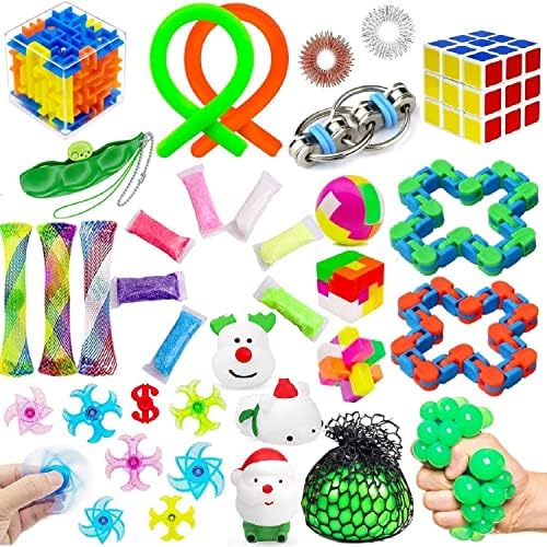 32 Paket Duyusal Kıpır Kıpır oyuncak seti, Stres Giderici Oyuncaklar Çocuklar Yetişkinler için Anksiyete Otizm, Hediyeler için