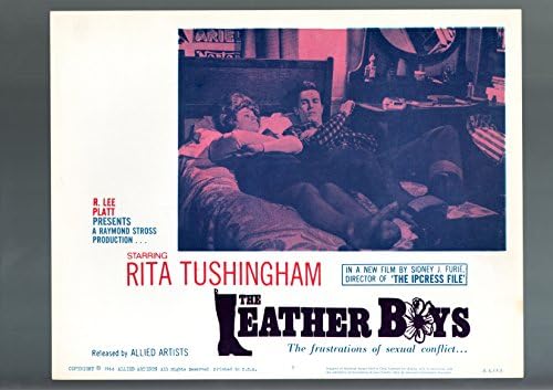 FİLM AFİŞİ: THE LEATHER BOYS-LOBİ KARTI- 5-1966 - RİTA TUSHİNGHAM VF / NM