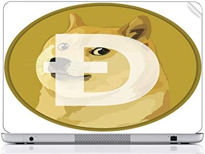 MWCustoms Dizüstü Vinil Çıkartması Sticker Cilt Baskı Dogecoin uyar iBook 12-inç