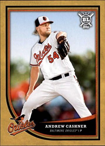 2018 Topps Büyük Lig Altın 93 Andrew Cashner Baltimore Orioles MLB Ticaret Kartı