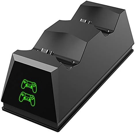 Dacyflower Oyun Denetleyicisi Şarj için PS4-Çift Soket Gamepad Şarj İstasyonu için Xbox One/X / S / Elite-LED şarj edilebilir