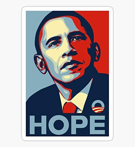 Paketi 2-3 İnç Çıkartmalar-Barack Obama Umut Poster Sanat-Karalama Defteri Sticker-Mükemmel Boyutu için Cep Telefonu Kapakları