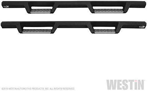 Westin 56-132552 Dokulu Siyah Nerf Adım Çubuğu (Toyota Tundra CrewMax 2007-2018 için HDX Paslanmaz Damla), 1 Paket