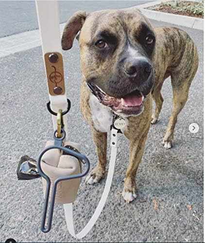 dooloop Eller Serbest Köpek Poop Tutucu-Köpek Yürüyüşü için Takılabilir Tasma Aksesuarı ile Evcil Hayvan Atık Torbası Taşıyın.