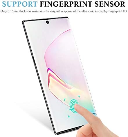 apıker 4 Paket Ekran Koruyucu Samsung Galaxy Note 10 Plus ile Uyumlu, Yumuşak TPU Film Desteği Parmak İzi Sensörü