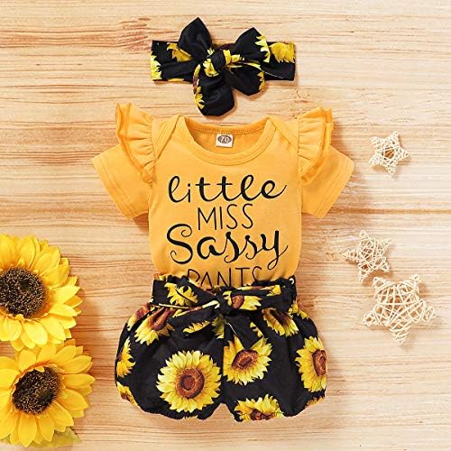Yenidoğan Bebek Bebek Kız Giysileri Romper Şort Set Çiçek Yaz Kıyafetler Sevimli Bebek Giysileri Kız