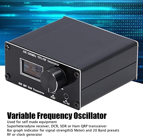 Auliuakz Değişken Frekans Osilatör Alıcı-verici,SDR QRP HF Alıcı-verici JAMBON Değişken Frekans Osilatör VFO RF Jeneratör 10