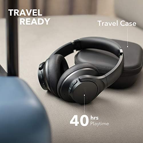 Anker Soundcore Life Q20 Hibrit Aktif Gürültü Önleyici Kulaklıklar, 40 Saat Çalma Süresine Sahip Kablosuz Aşırı Kulak Bluetooth
