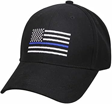 Ince Mavi Çizgi Şapka Kap Polis Lives Matter Siyah Mavi Bir Boyut Erkekler Yetişkin