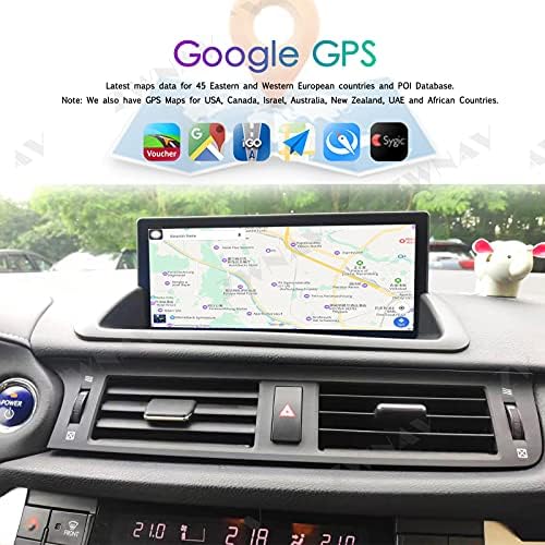 ZWNAV 10.25 Android 10 Araba Stereo Radyo için Lexus CT200 CT200H CT 2012-2018 ile Dokunmatik Ekran Kablosuz Carplay GPS Navigasyon