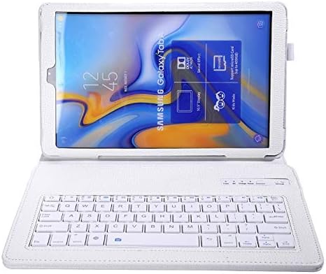 YOUWEN Tablet PC Klavye Büyük SA590 Bluetooth 3.0 Litchi Doku Ayrılabilir Bluetooth Klavye Deri Kılıf Samsung Galaxy Tab için
