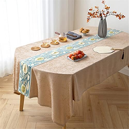 HMKGKJ Çin Tarzı Oturma Odası Ev yemek masası Masa Örtüsü Pamuk Keten Masa Örtüsü Masa Koşucu Bir örtü bezi Oval Masa Örtüsü