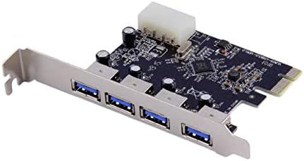 profectlen-ABD 4 Port PCI - E USB 3.0 HUB PCI Express Genişletme Kartı Adaptörü 5 Gbps Hız Üst, Beyaz
