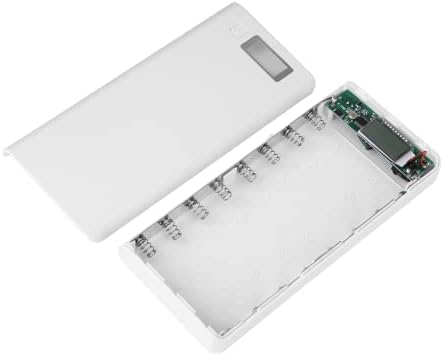 BALİTY Pil Powerbank, Powerbank Kutusu USB Şarjı Destekleyen Tüm Cihazlar için Çok Fonksiyonlu Aşınmaya Dayanıklı (Beyaz)