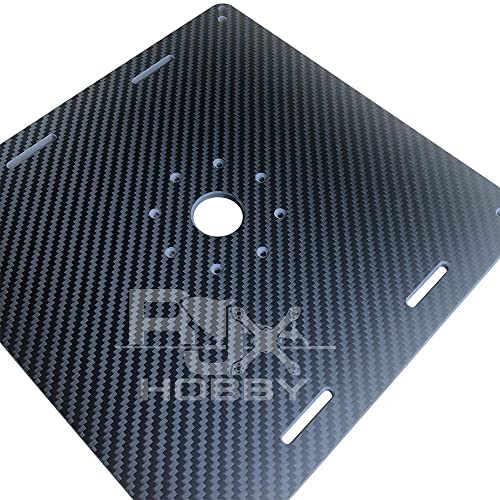 RJXHOBBY 400X500X2. 5MM 100 %3 K Karbon Fiber Plaka Karbon Levha (2 Adet Mat Yüzey)