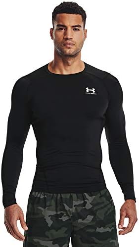 Zırh altında erkek HeatGear sıkıştırma uzun kollu T-Shirt